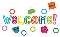 Carson-Dellosa School Pop Welcome Mini Bulletin Board Set, Multicolor, Grades K-5