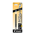 Pilot® Ballpoint Pen Refills, Fits Dr. Grip & All Pilot® Retractable Ballpoint Pens, Medium Point, 1.0 mm, Black, Pack Of 2