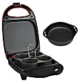 Brentwood Mini Sous Vide-Style Egg Bite Maker, Red 1 thumbnail image