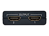 Tripp Lite 2-Port 4K Ultra-HD HDMI Splitter, Black