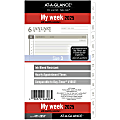 2025 AT-A-GLANCE® Weekly/Monthly Planner Refill, Portable Size, January to December