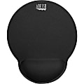 Adesso Memory Foam Mouse Pad with Wrist Rest, 0.90"H x 9.70"W x 7.70"D, Black, Memory Foam, Polyurethane, Fiber, Rubber, Anti-slip 1 thumbnail image