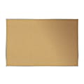 Ghent Cork Bulletin Board, 24" x 36", Aluminum Frame With Silver Finish