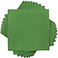 JAM PAPER Small Beverage Napkins - 5 x 5 - Green - 40/Pack  1 thumbnail image