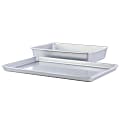 Martha Stewart Everyday Bakeaway 2-Piece Carbon Steel Nonstick Bake Pan Set, Silver 1 thumbnail image
