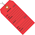 Partners Brand Prewired Repair Tags, 6 1/4" x 3 1/8", 100% Recycled, Red, Case Of 1,000