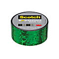Scotch® Expressions Metallic Tape, 1" Core, 0.75" x 200", Green Crinkles 1 thumbnail image