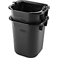 Rubbermaid Commercial Executive 5-quart Heavy-duty Pail - 1.25 gal - Heavy Duty, Durable, Molded Handle - 8.5" x 7.5" - Polypropylene - Black - 1 Each 1 thumbnail image