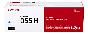 Canon® 055H Cyan High Yield Toner Cartridge, 3019C001 1 thumbnail image