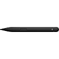 Microsoft Surface Slim Pen 2 Stylus - Bluetooth - 1 Pack - Active - Plastic - Matte Black - Notebook, Tablet, Interactive Display Device Supported