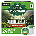 Green Mountain Coffee® Single-Serve Coffee K-Cup® Pods, Colombian Fair Trade Select, Carton Of 24