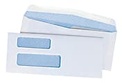 Quality Park® #9 Envelopes, Double Window, Security, Gummed Flap, Box Of 500