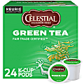 Celestial Seasonings® Single-Serve K-Cup® Pods, Green Tea, Box Of 24