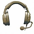Telex HR-1PT Single Sided Headset - Wired Connectivity - Mono - Over-the-head - Black