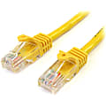 StarTech.com Cat5e Snagless UTP Patch Cable, 3', Yellow