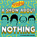 2024 DateWorks Monthly Wall Calendar, 12" x 12", Seinfeld, January To December 2024  1 thumbnail image