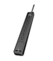 APC SurgeArrest 6-Outlet 2-USB Surge Protector, 6' Cord, Gray, PE6U2