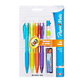 Paper Mate® Quick Flip Mechanical Pencils, 0.7 mm, Assorted Barrel Colors, Pack Of 4