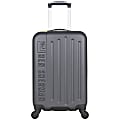Ben Sherman Embossed 3-Piece Rolling Luggage Set, Charcoal/White 1 thumbnail image