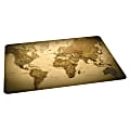ES Robbins Carpet Chair Mat, Rectangular, 60"W x 46"D, World Map 1 thumbnail image