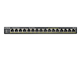 Netgear GS316P Ethernet Switch - 16 Ports - 2 Layer Supported - Twisted Pair - Desktop, Wall Mountable, Rac - GS316P100NAS 1 thumbnail image