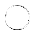 ACCO® Loose-Leaf Rings, 1 1/2" Diameter, Silver, Box Of 100 1 thumbnail image