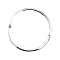 ACCO® Loose-Leaf Rings, 1 1/2" Diameter, Silver, Box Of 100