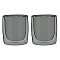 Zwilling Sorrento Double-Wall Glass Tumbler Set, 9 Oz, Smoke Gray, Set Of 2 Glasses 1 thumbnail image