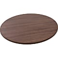 Lorell® Round Adjustable-Height Table Top, 35 1/2"W, Walnut 1 thumbnail image