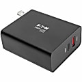 Eaton Tripp Lite Series Dual-Port USB Wall Charger with PD Charging - USB Type-C (39W) & USB Type-A (5V 2.4A/12W) - U280W02A1C1 1 thumbnail image