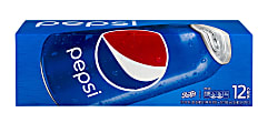 Pepsi, 12 Oz, Pack Of 12 Cans 1 thumbnail image