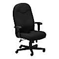 Mayline® Group Comfort Series 9413 High-Back Fabric Chairs, Black