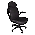 Mayline® Group Comfort Series Big & Tall 6446 High-Back Fabric Chair, 48"H x 29"W x 28"D, Black 1 thumbnail image