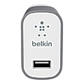 Belkin MIXIT™ Metallic 12W/2.4 Amp USB Home Charger, Gray