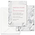 Custom Wedding & Event Invitations With Envelopes, Alabaster Border, 5" x 7", Box Of 25 Invitations 1 thumbnail image