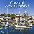 2024 Brown Trout Monthly Square Wall Calendar, 12" x 12", Coast of New England, January To December