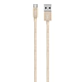 Belkin® Metallic Micro-USB to USB Cable, 4', Gold 1 thumbnail image