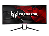 Acer Predator X34 - LED monitor - curved - 34" - 3440 x 1440 QHD @ 120 Hz - IPS - 300 cd/m² - 1000:1 - 4 ms - HDMI, DisplayPort - speakers - black 1 thumbnail image
