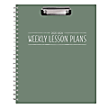 2025-2026 Blue Sky Weekly/Monthly Teacher Lesson Planning Calendar, 8-1/2” x 11”, Linden Green Matte, July 2025 To June 2026, 153026 1 thumbnail image