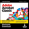 Adobe Acrobat Classic 2024, 3 YR Subscription, Mac & Windows, Download