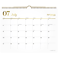 Cambridge® WorkStyle® Academic 2025-2026 Monthly Wall Calendar, White, Medium, 15" x 12" 1 thumbnail image