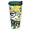 Tervis NFL All-Over Tumbler With Lid, 24 Oz, Green Bay Packers