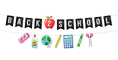 Office Depot® Back-To-School Paper Garland, 6-1/2" x 168", Multicolor 1 thumbnail image