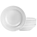 Martha Stewart 6-Piece Pasta Bowl Set, 9", White