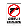 ComplyRight™ State Weapons Law Poster, English, South Carolina, 8-1/2" x 11"