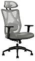 Serta® SitTrue™ Ridgefield Ergonomic Mesh/Vegan Leather High-Back Task Office Chair, Gray/Black 1 thumbnail image