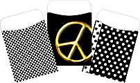 Barker Creek Peel & Stick Library Pockets, 3-1/2" x 5-1/8", Peace, Set Of 90 Pockets 1 thumbnail image