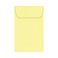 LUX Coin Envelopes, #1, Gummed Seal, Lemonade, Pack Of 1,000