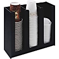 Vertiflex™ Cup And Lid Holder Organizer, For 32 Oz. Cups, Black 1 thumbnail image