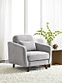 Serta® Sierra Collection Arm Chair, Smoke Gray/Chestnut 1 thumbnail image